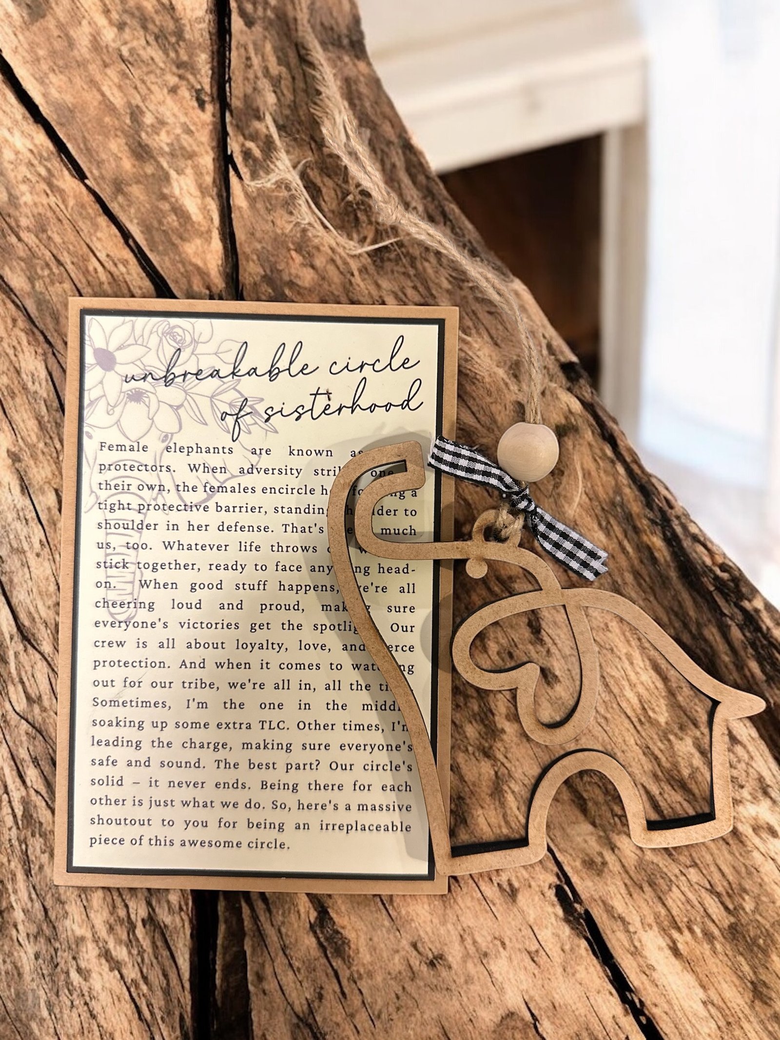 Sisterhood Elephant Story Card