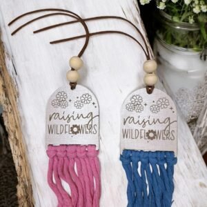 Raising Wildflower Car Charms