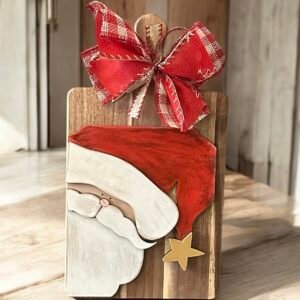 Santa Cutting Board -PICK UP ONLY_