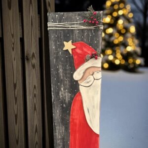 Layered Santa Porch Sign - Pick Up Only
