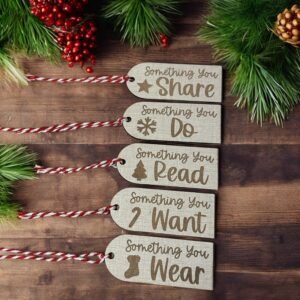 “Something You… Christmas Gift Tag Set (5-Piece Holiday Tradition Tags)”