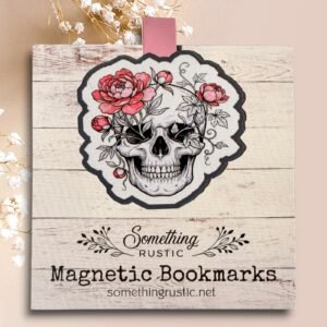 Magnetic Bookmark - Skull