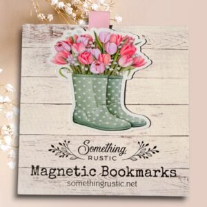 Magnetic Bookmark - Rainboots